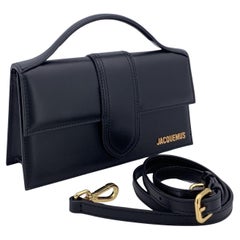 Jacquemus Black Leather Le Grand Bambino Structured Shoulder Bag