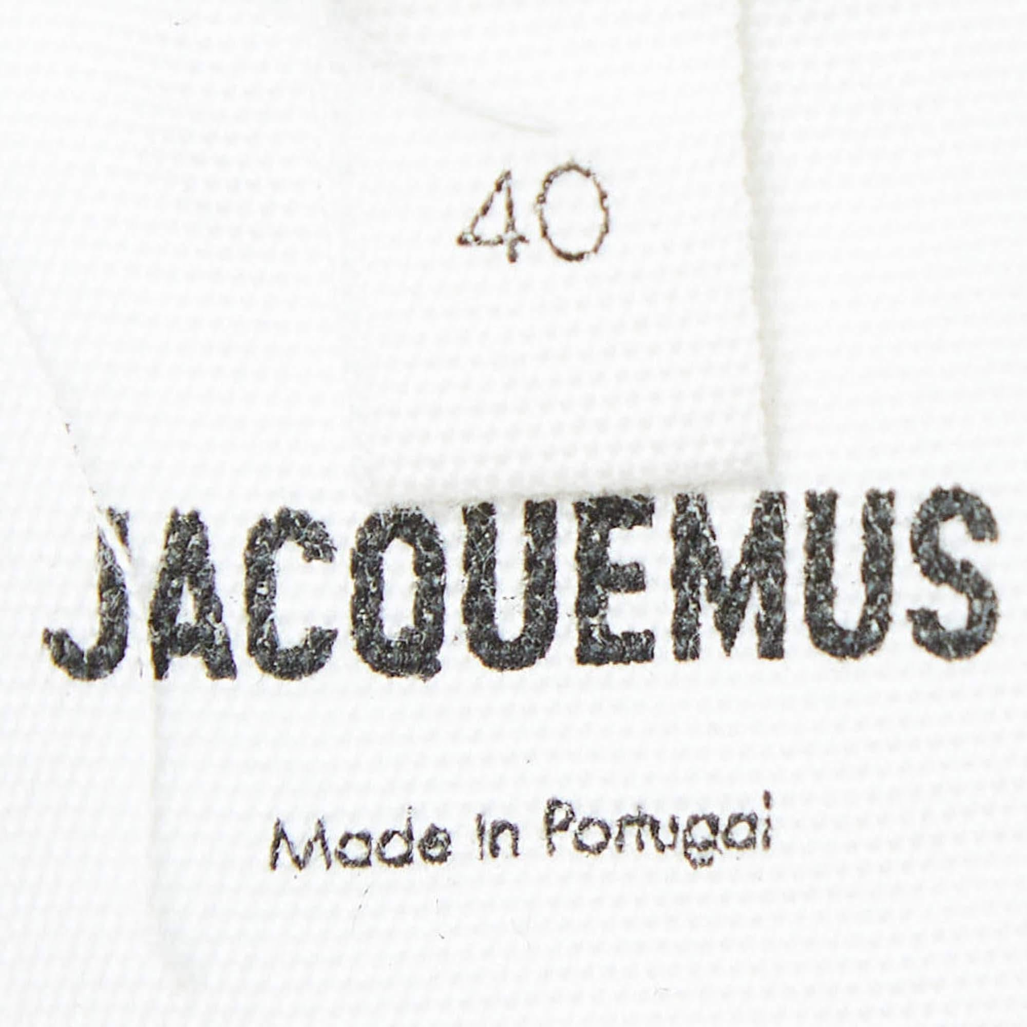 De las mujeres Jacquemus Pantalones cortos moteros Sierra de punto elástico negro L en venta