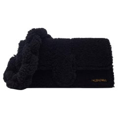Jacquemus Black Shearling Le Bambidou Shoulder Bag