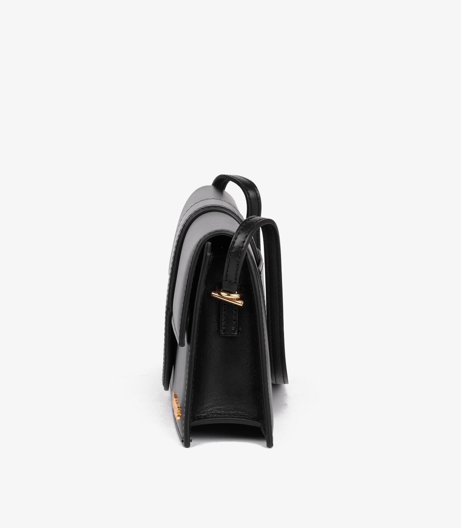 Jacquemus Black Smooth Calfskin Leather Le Bambino Long For Sale 1