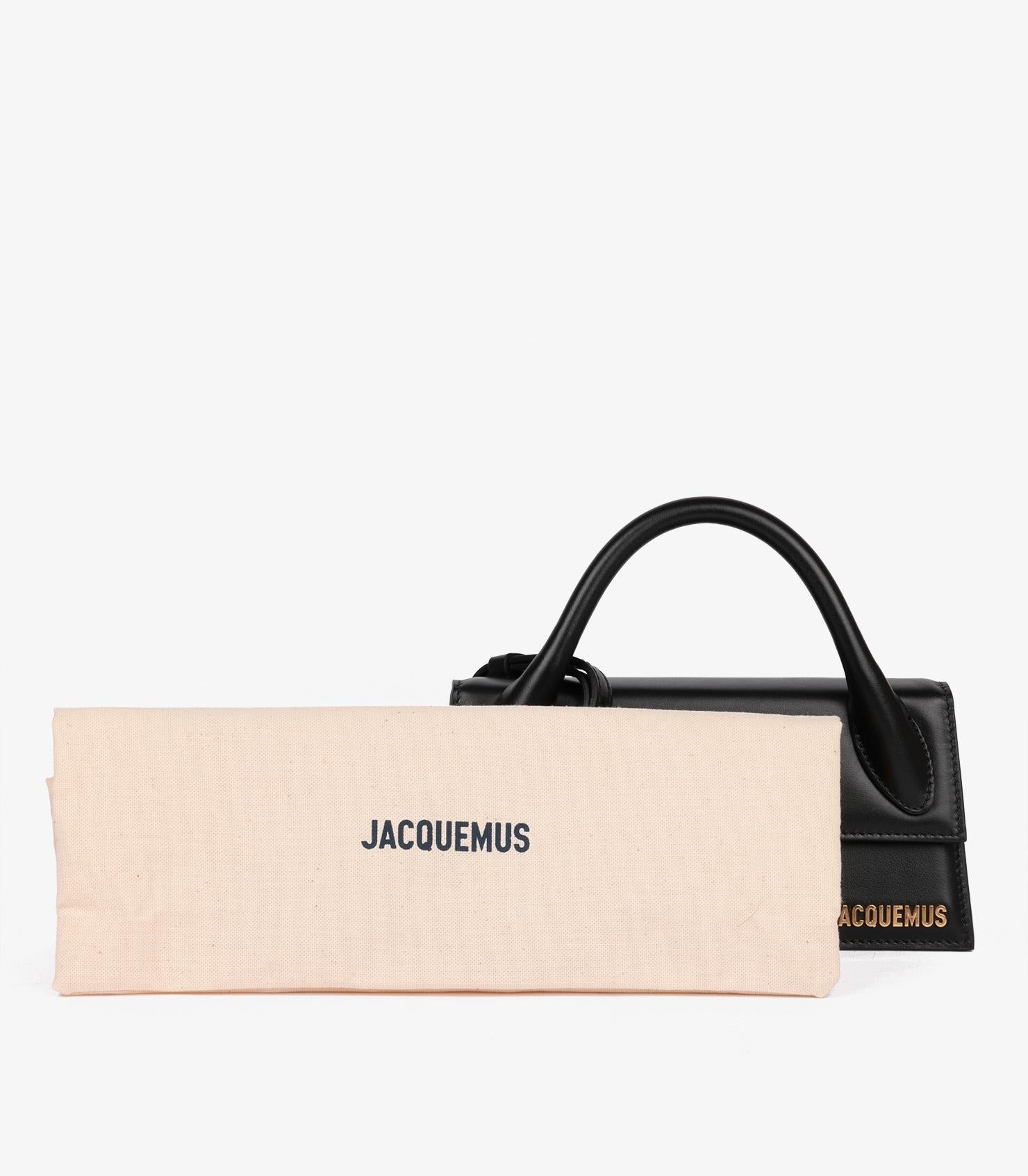 Jacquemus Black Smooth Calfskin Leather Le Chiquito Long 7