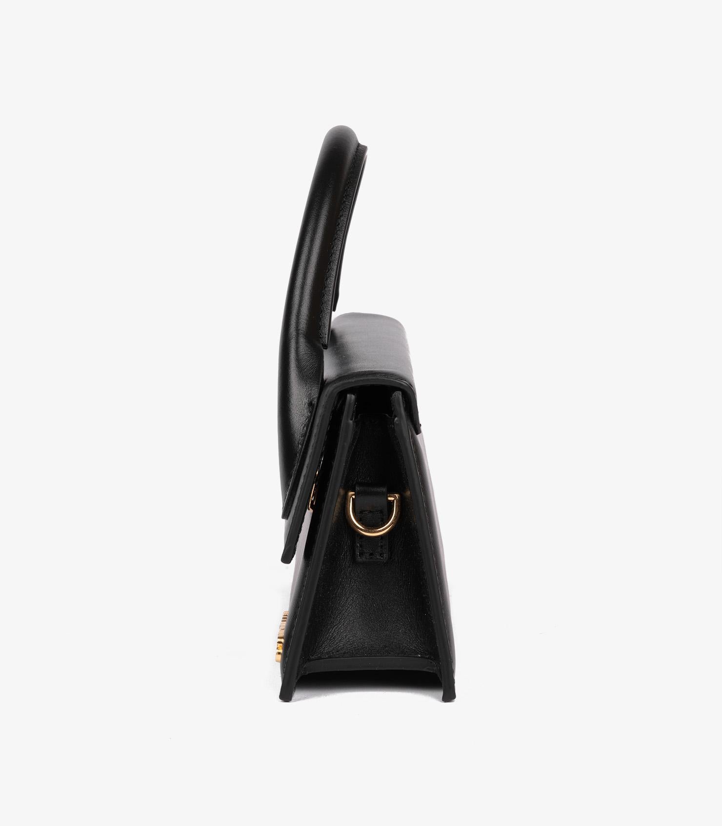 Jacquemus Black Smooth Calfskin Leather Le Chiquito Long 1