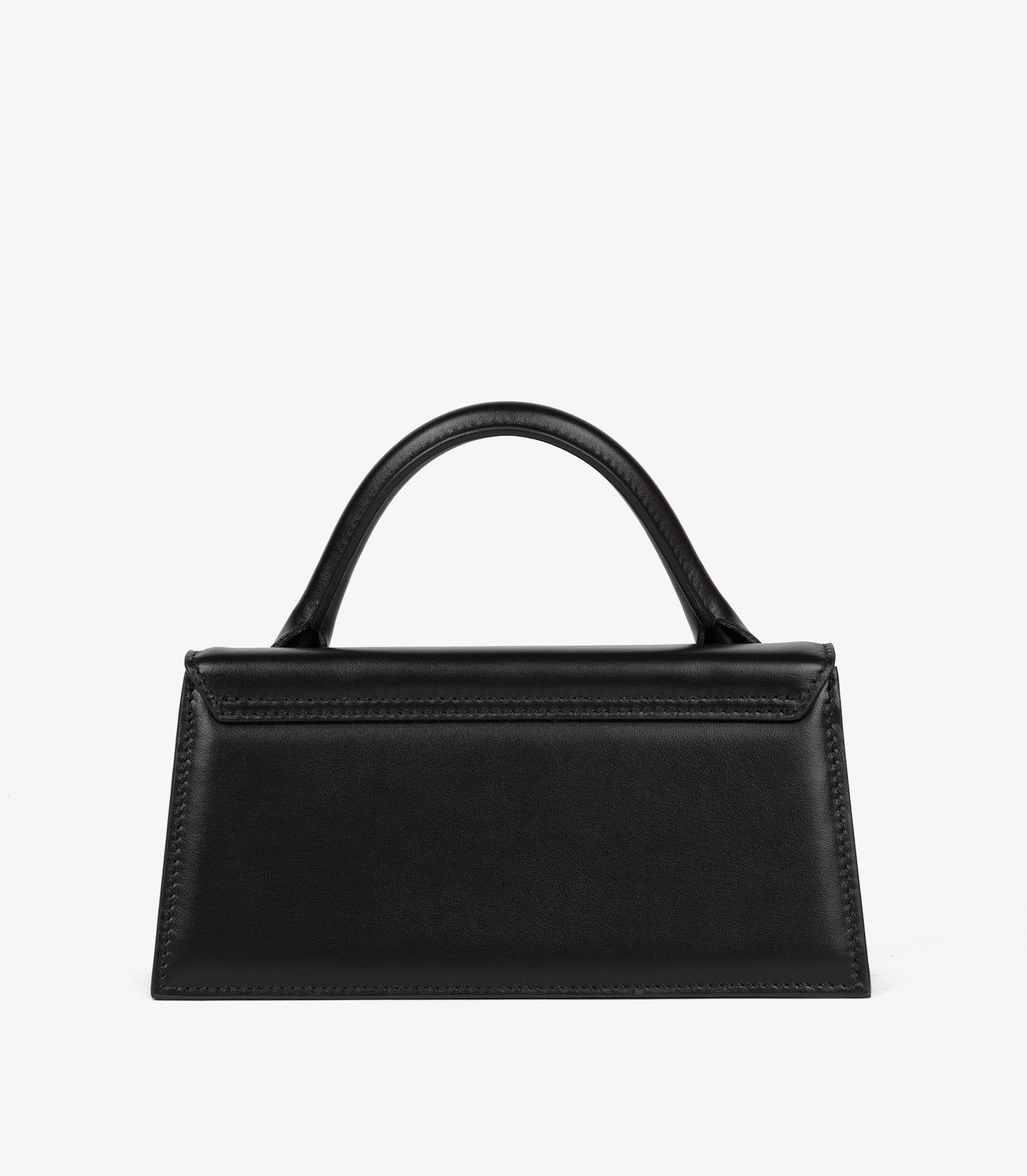 Jacquemus Black Smooth Calfskin Leather Le Chiquito Long 2