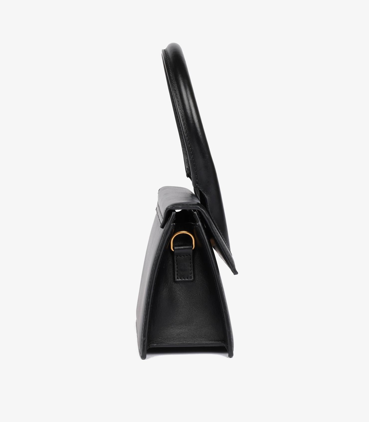 Women's Jacquemus Black Smooth Calfskin Leather Le Chiquito Moyen