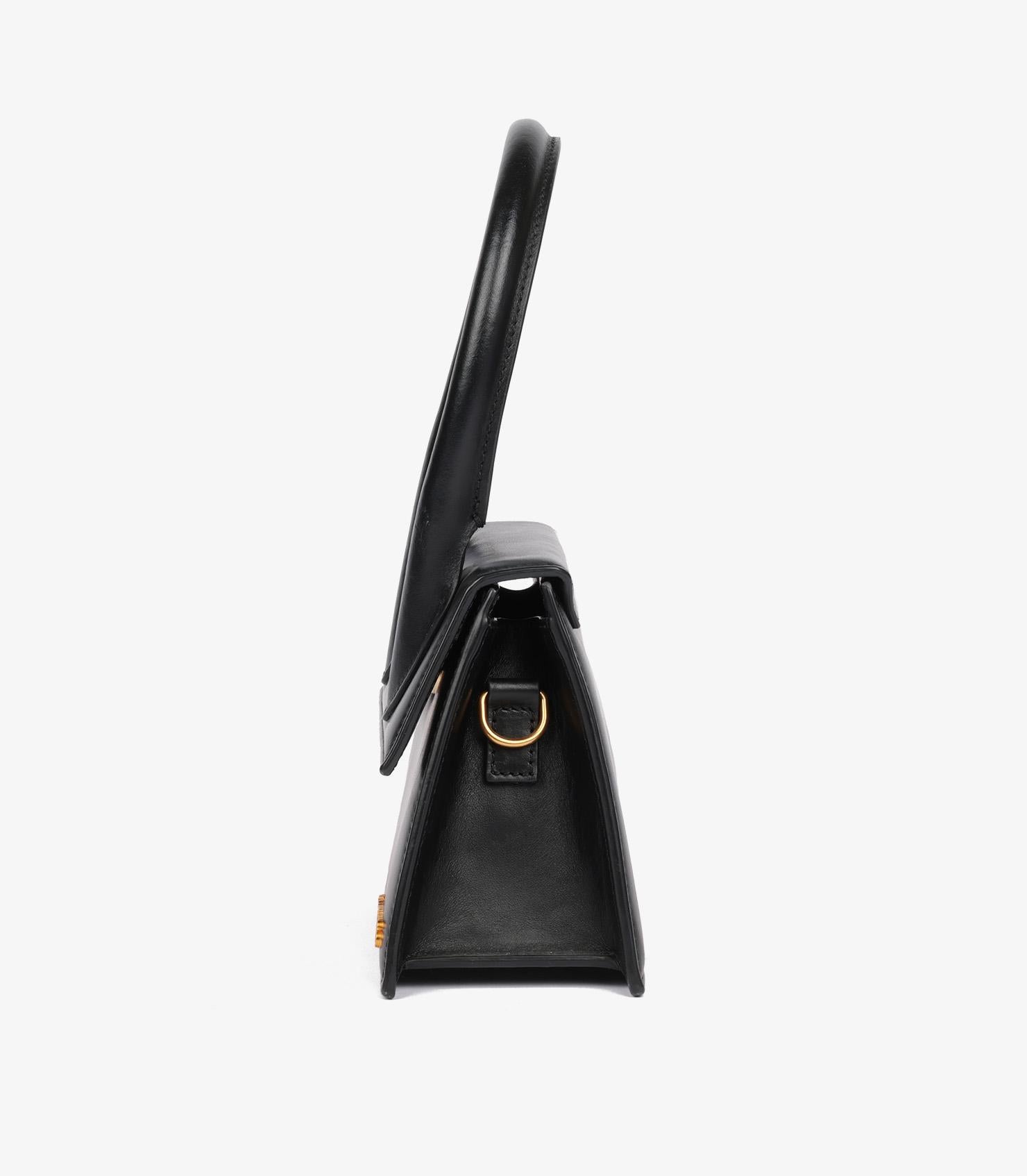 Jacquemus Black Smooth Calfskin Leather Le Chiquito Moyen 1