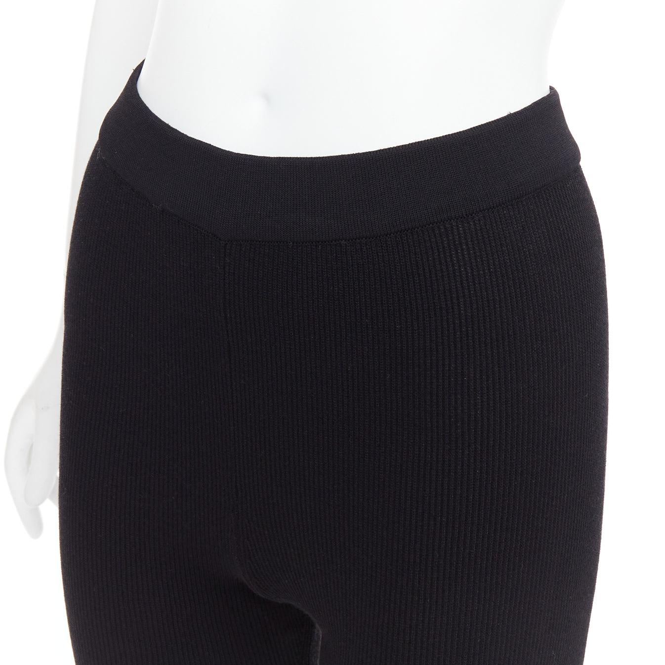 JACQUEMUS black viscose blend minimal knitted cyclist shorts FR36 S
Reference: KYCG/A00171
Brand: Jacquemus
Material: Viscose, Blend
Color: Black
Pattern: Solid
Closure: Elasticated
Made in: Portugal

CONDITION:
Condition: Very good, this item was