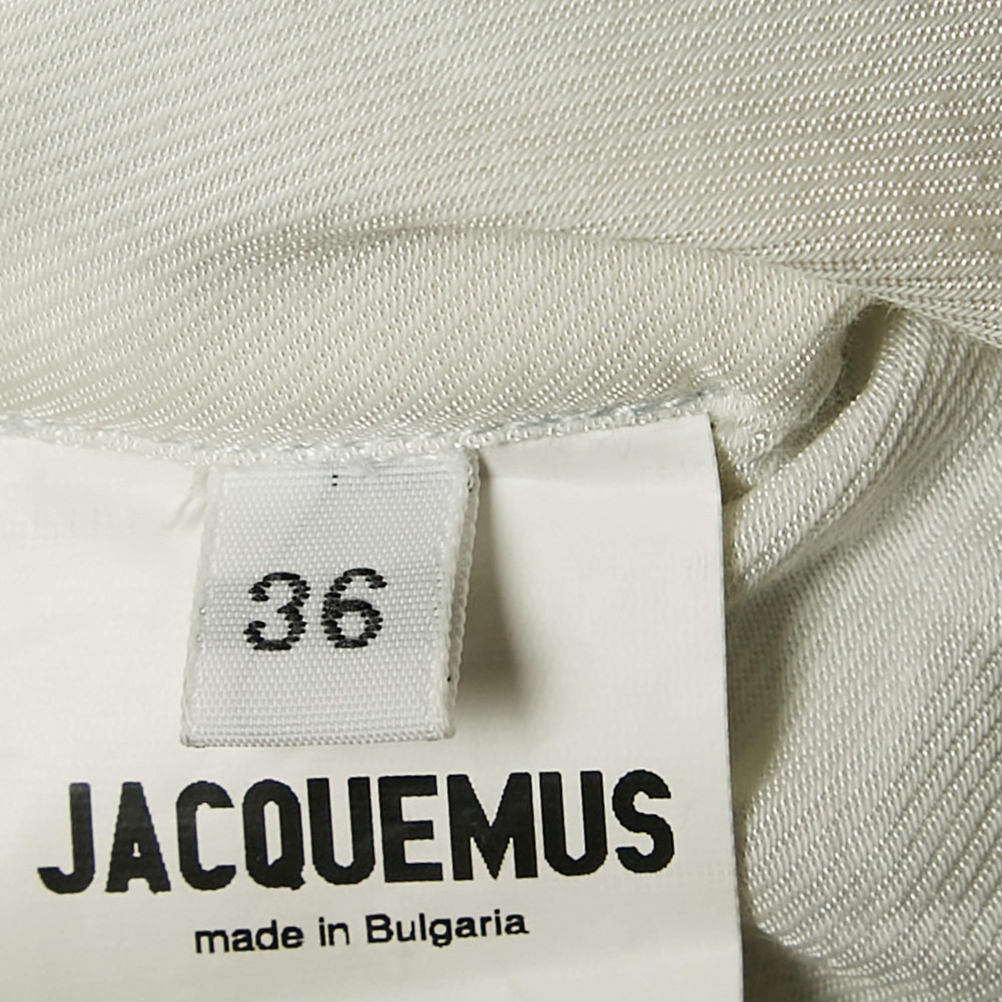  Jacquemus mini-robe asymétrique La Robe Saudade S Pour femmes 