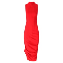 Jacquemus Bodycon Gathered Detailing Midi Dress