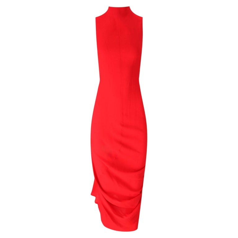 jacquemus dress red La Robe Sierra Bretelles midi dress in red - Jacquemus