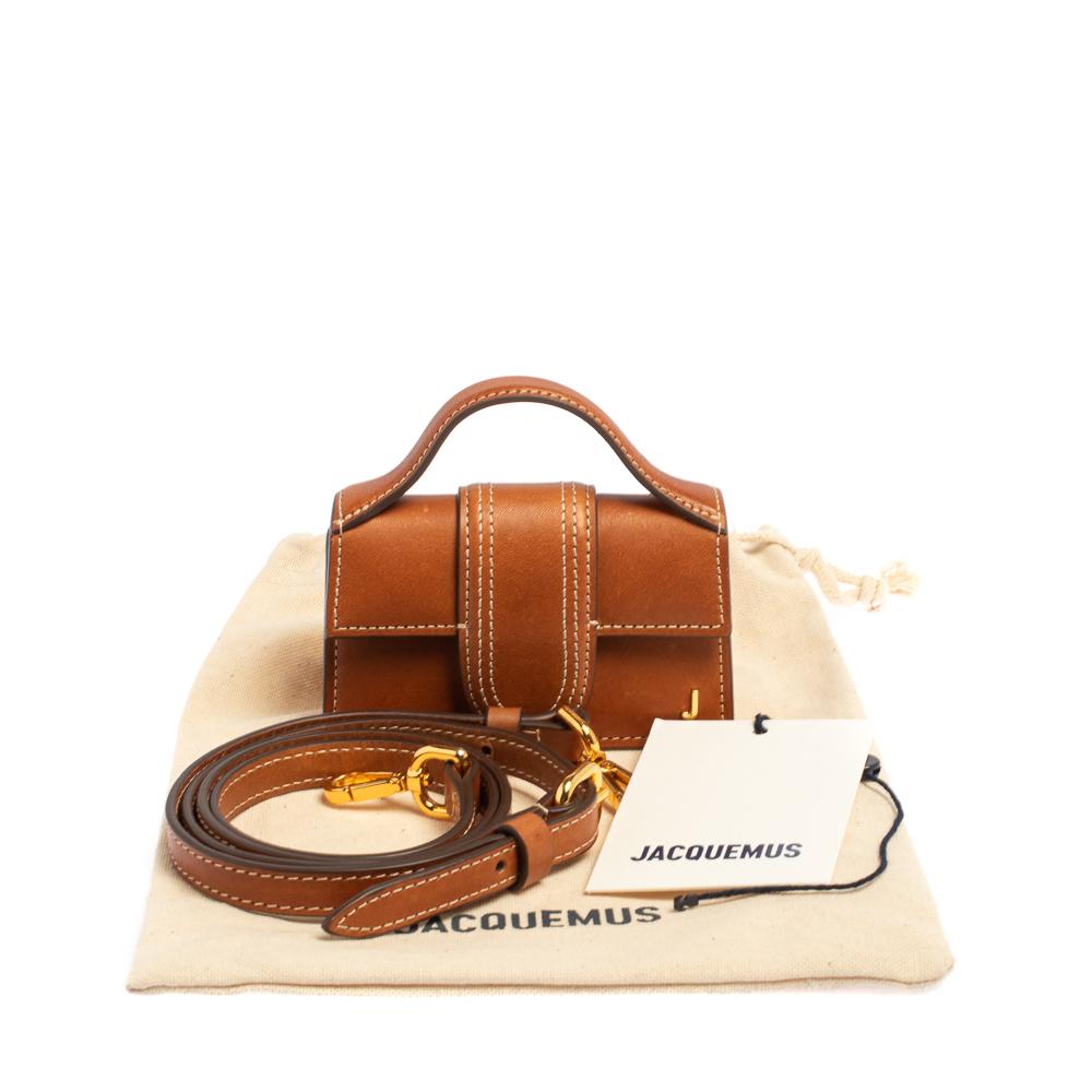 Jacquemus Brown Leather Le Petit Bambino Bag 6