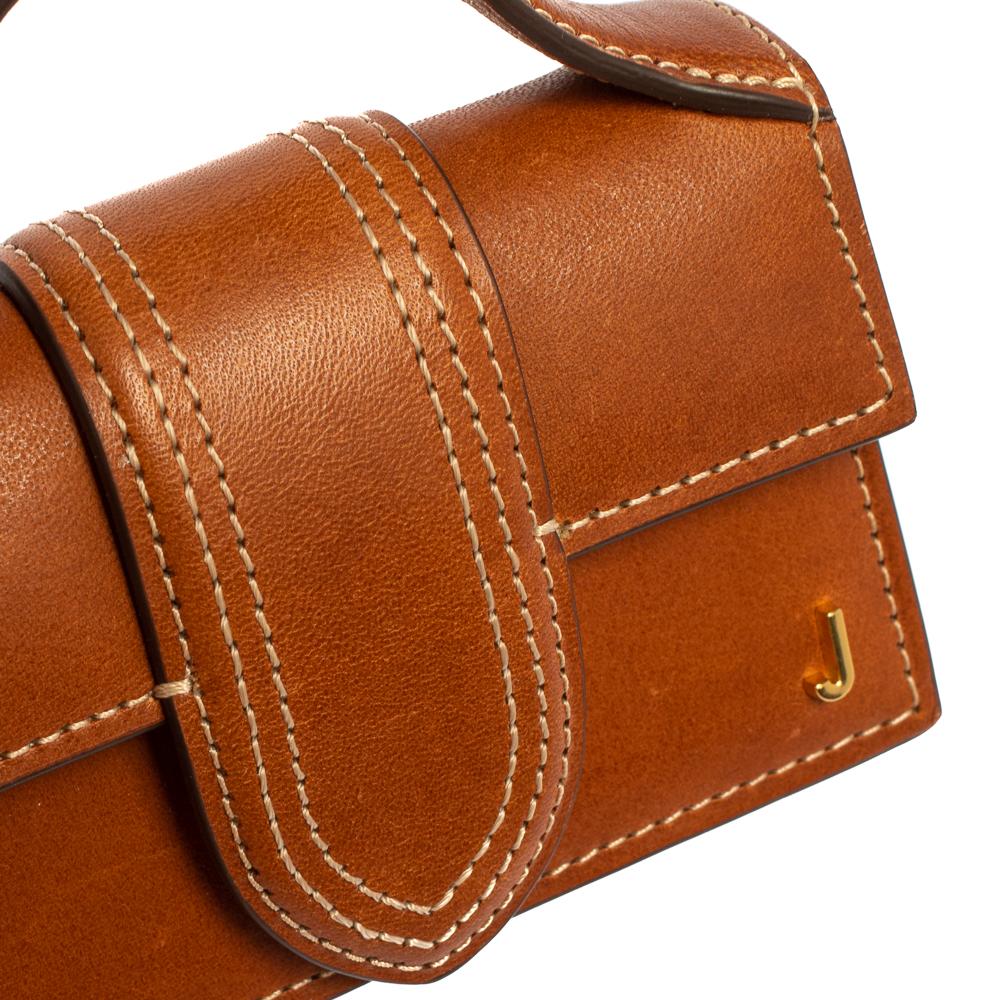 Jacquemus Brown Leather Le Petit Bambino Bag 2