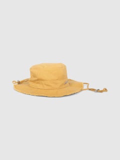 Jacquemus Brown Logo Detail Bucket Hat