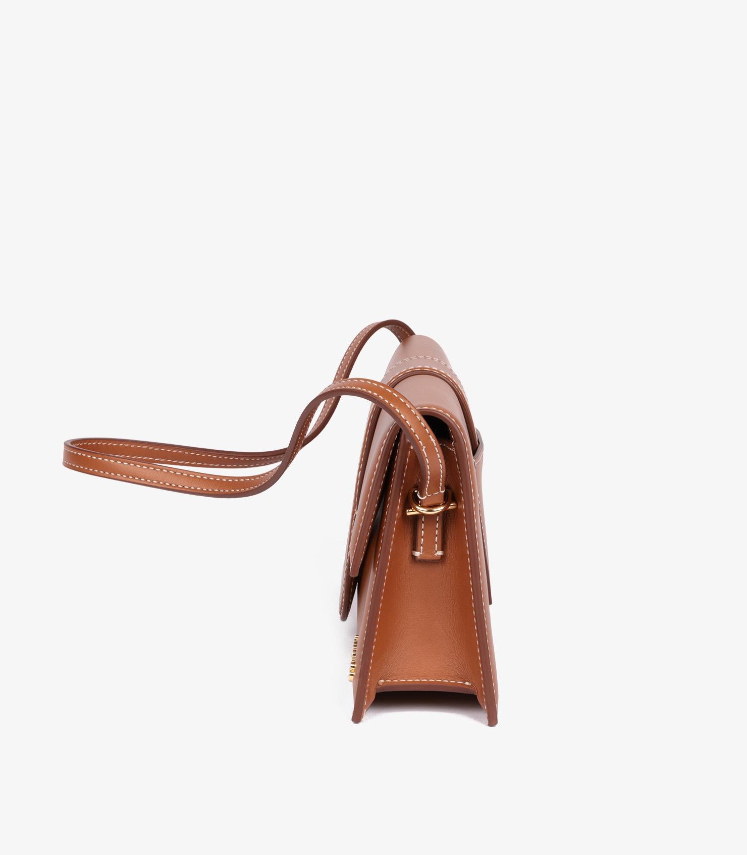 Jacquemus Lungo in pelle di vitello liscia marrone Le Bambino In condizioni ottime in vendita a Bishop's Stortford, Hertfordshire