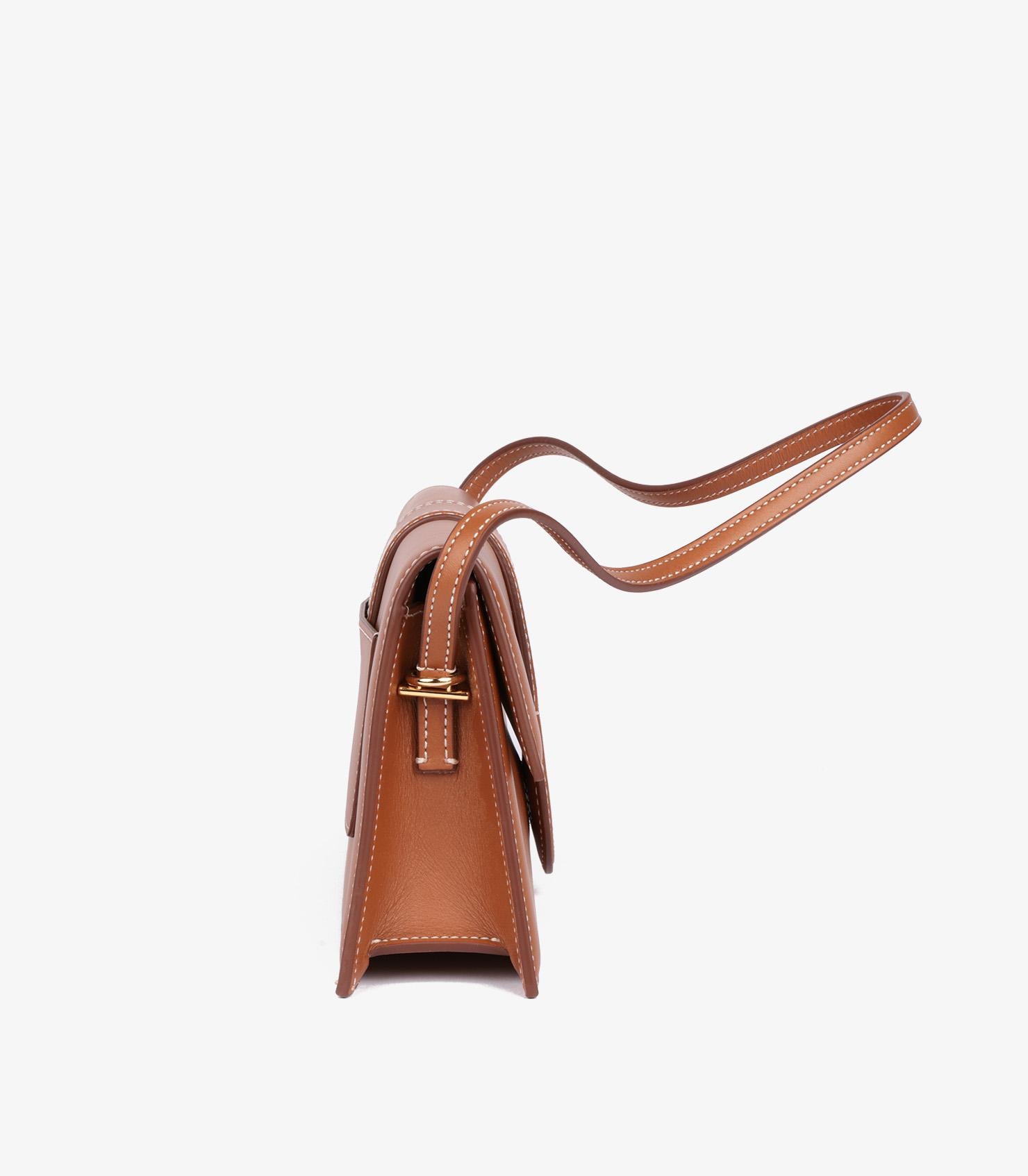 Jacquemus Brown Smooth Calfskin Leather Le Bambino Long For Sale 1