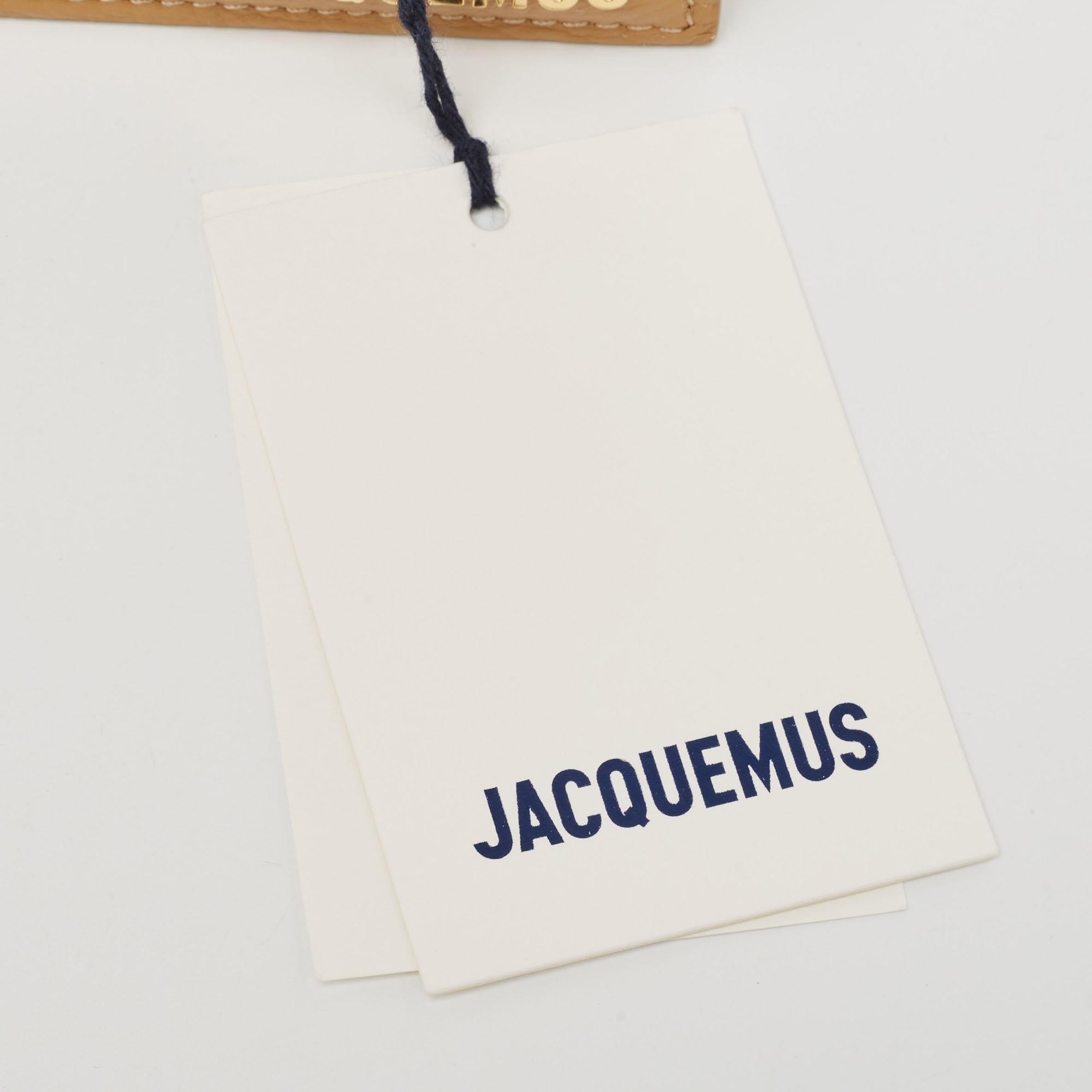 Jacquemus Camel Leather Mini Le Chiquito Top Handle Bag 2