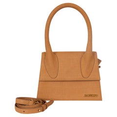 Borsa a tracolla LE GRAND CHIQUITO CROC in camoscio di JACQUEMUS