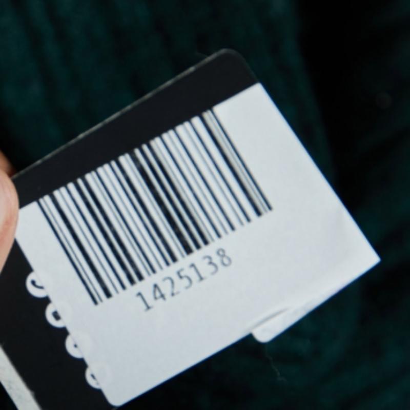 Jacquemus Dunkelgrün Merinowolle stricken Ausschnitt Rollkragen Weste XS im Zustand „Hervorragend“ im Angebot in Dubai, Al Qouz 2