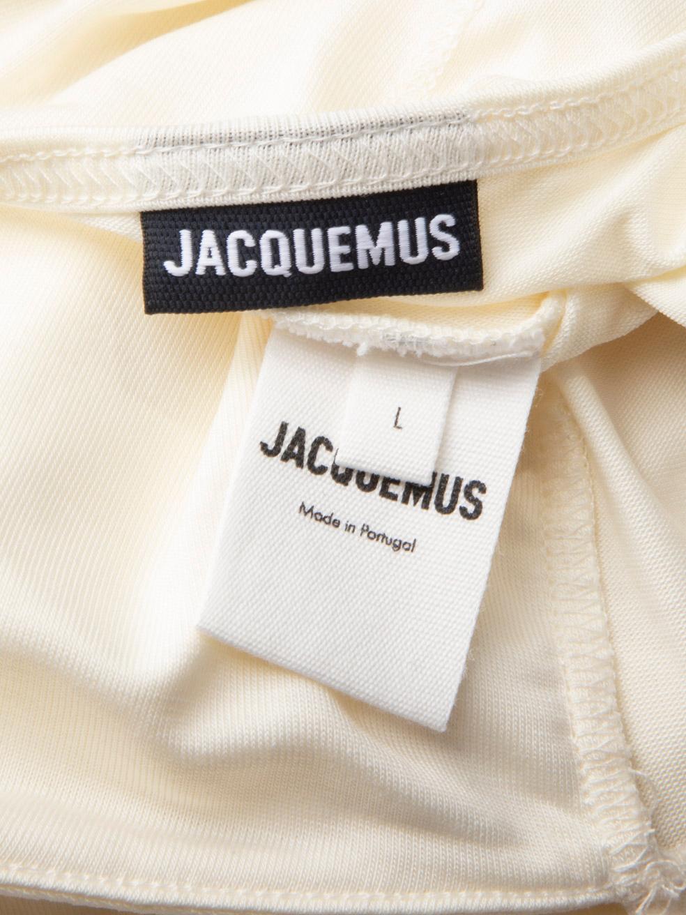 Top Jacquemus Crudo Espalda Abierta Talla L 1