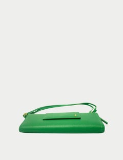 Jacquemus Le Bambino Long Green Leather Shoulder Bag