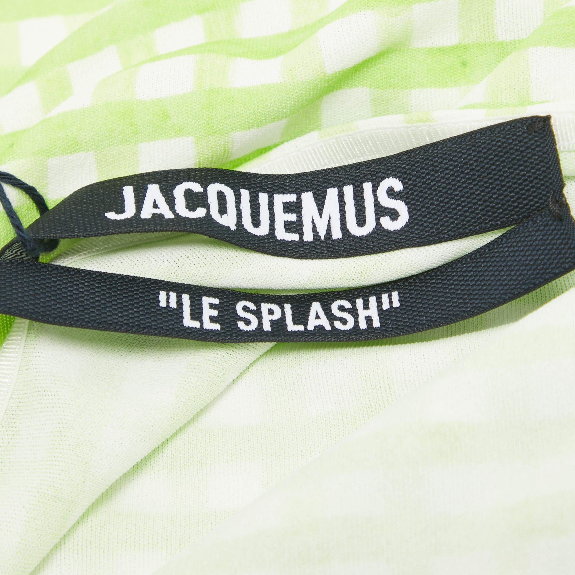 Jacquemus Greene & Greene Jersey Le Body Nodi Body S In condizioni Nuovo in vendita a Dubai, Al Qouz 2