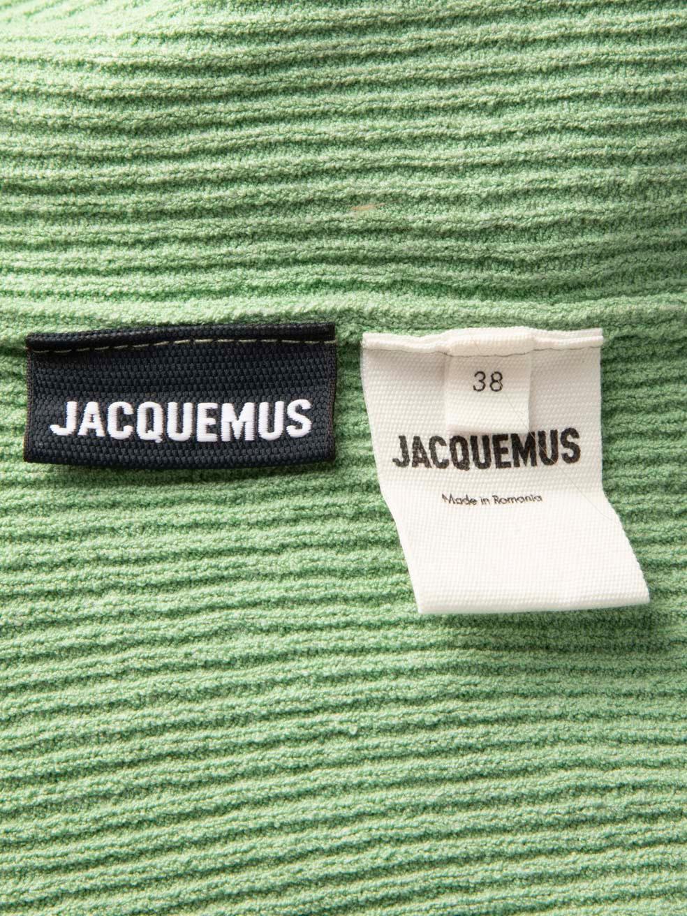 Jacquemus Green Le Haut Soleil Crop Top Size M 1