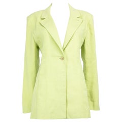Used Jacquemus Green Single Breasted Blazer Size M