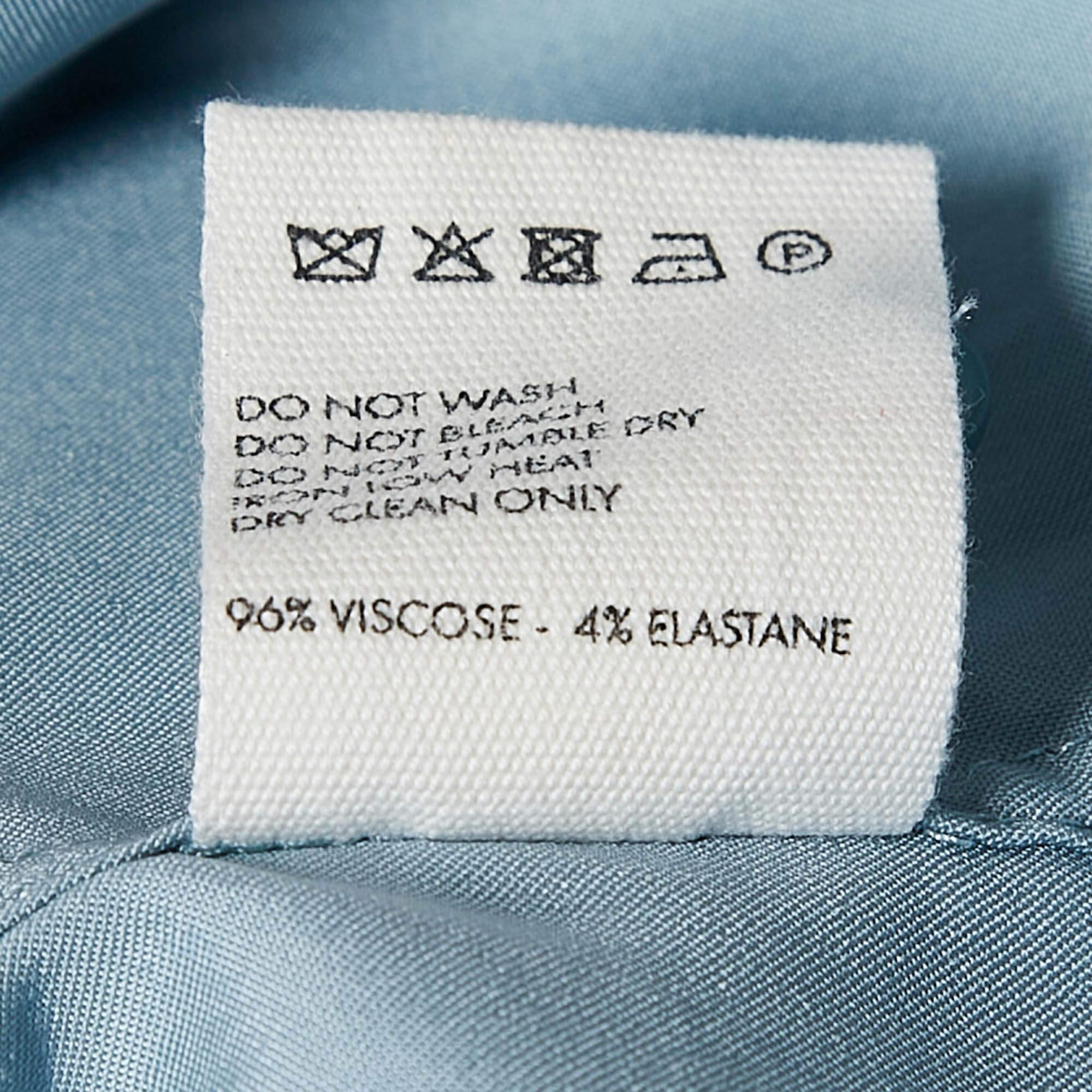 Jacquemus Grey Satin Open-Back La Chemise Mentalo Shirt S 1