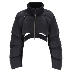 Jacquemus La Montage Cut-Out Detail Cropped Puffer Jacket