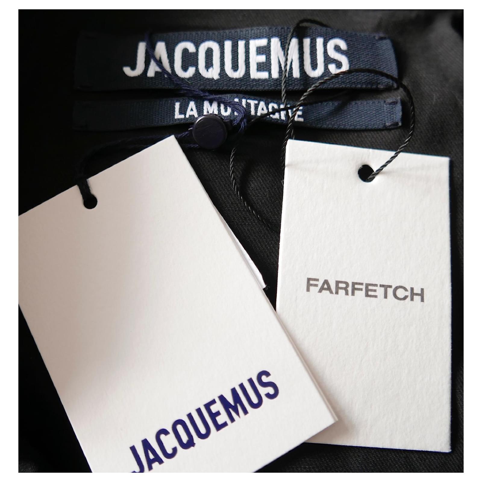 Jacquemus La Montagne Black Open Back Jacket For Sale 2