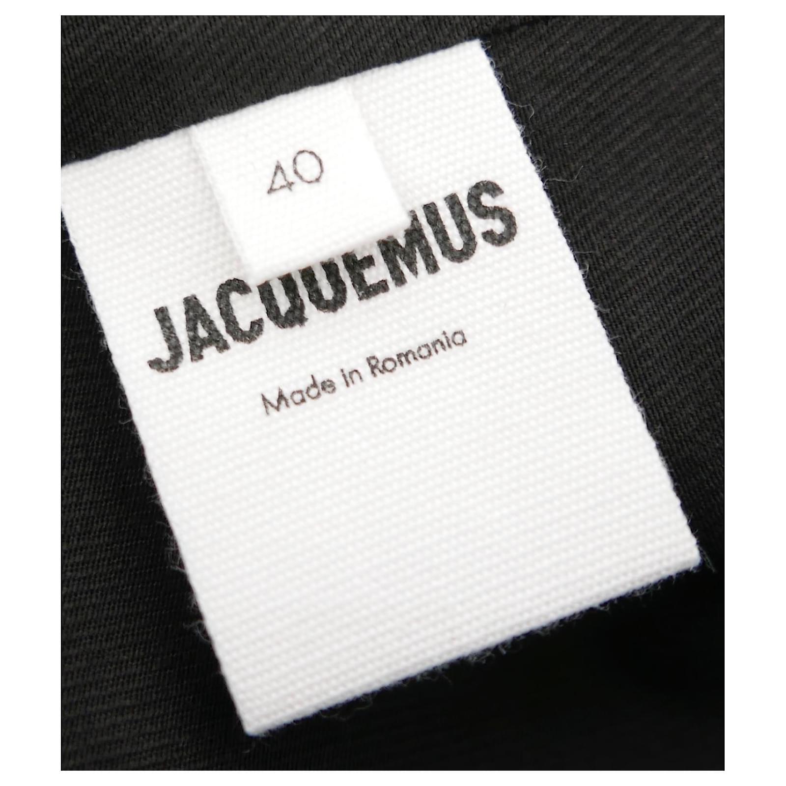 Jacquemus La Montagne Black Open Back Jacket For Sale 3