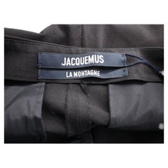 Pantaloni slim-fit La Montagne di Jacquemus in viscosa nera