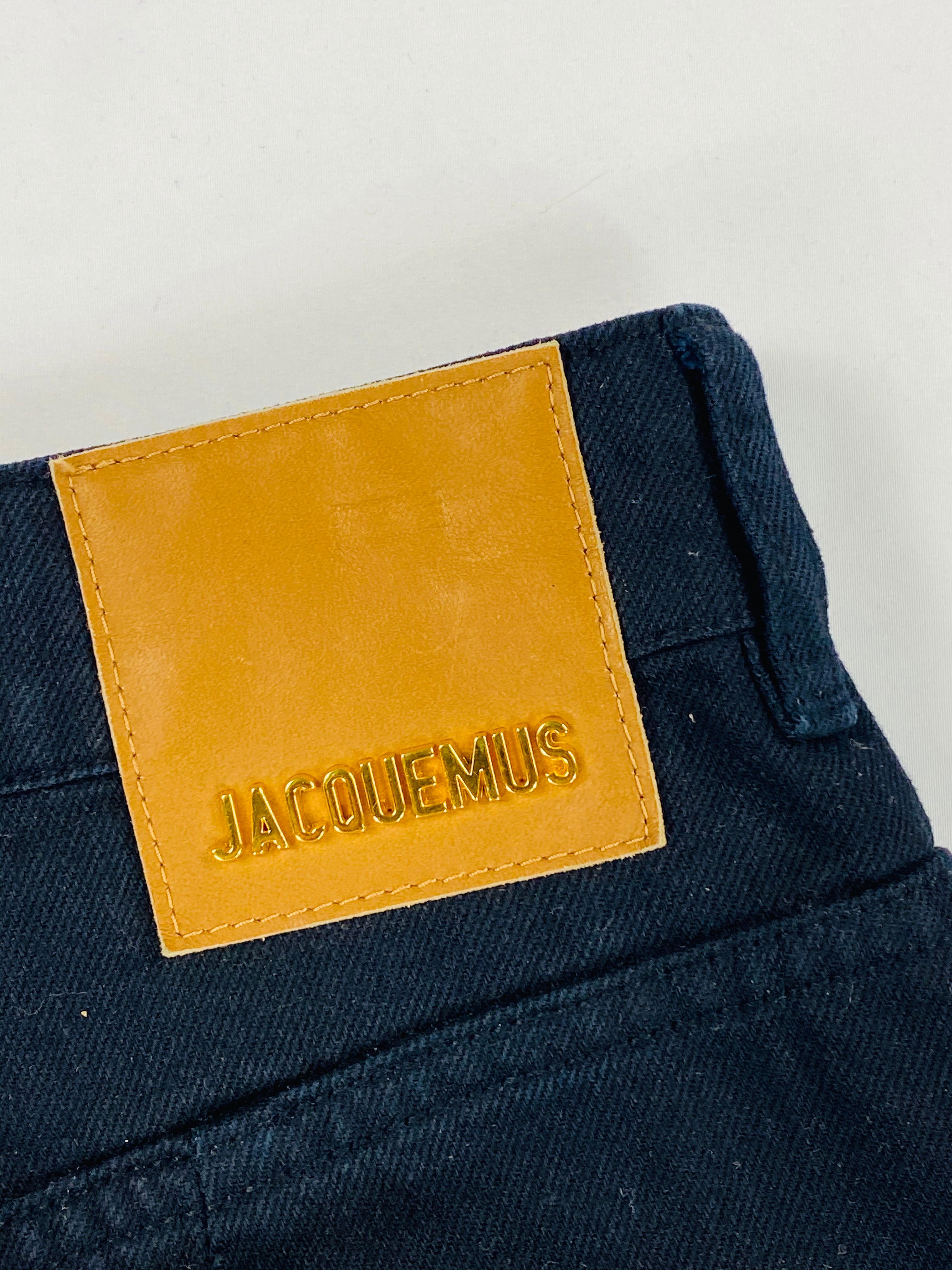 Jacquemus La Riviera Dark Blue Denim Jeans  3