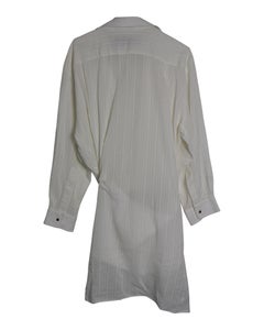 Jacquemus  Das „La Robe Bahia“-Kleid aus weißer Baumwoll-Leinen-Mischung