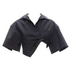 JACQUEMUS L
amour black cotton blend asymmetric crop shirt top FR36 S JACQUEMUS L
amour black cotton blend asymmetric crop shirt top FR36 S
