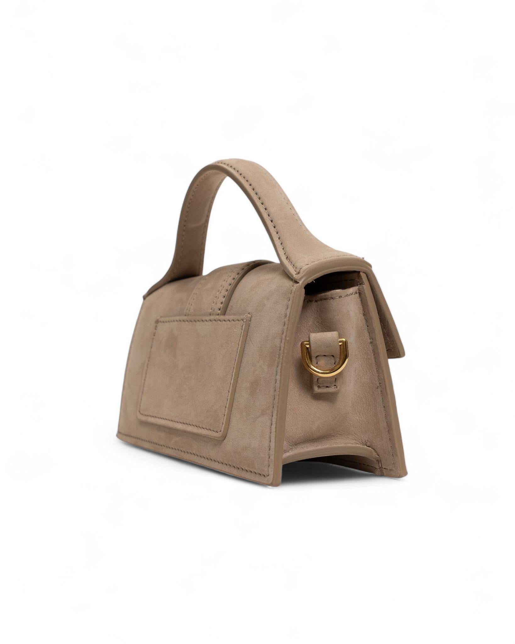 Jacquemus Le Bambino Mini Suede Beige 1