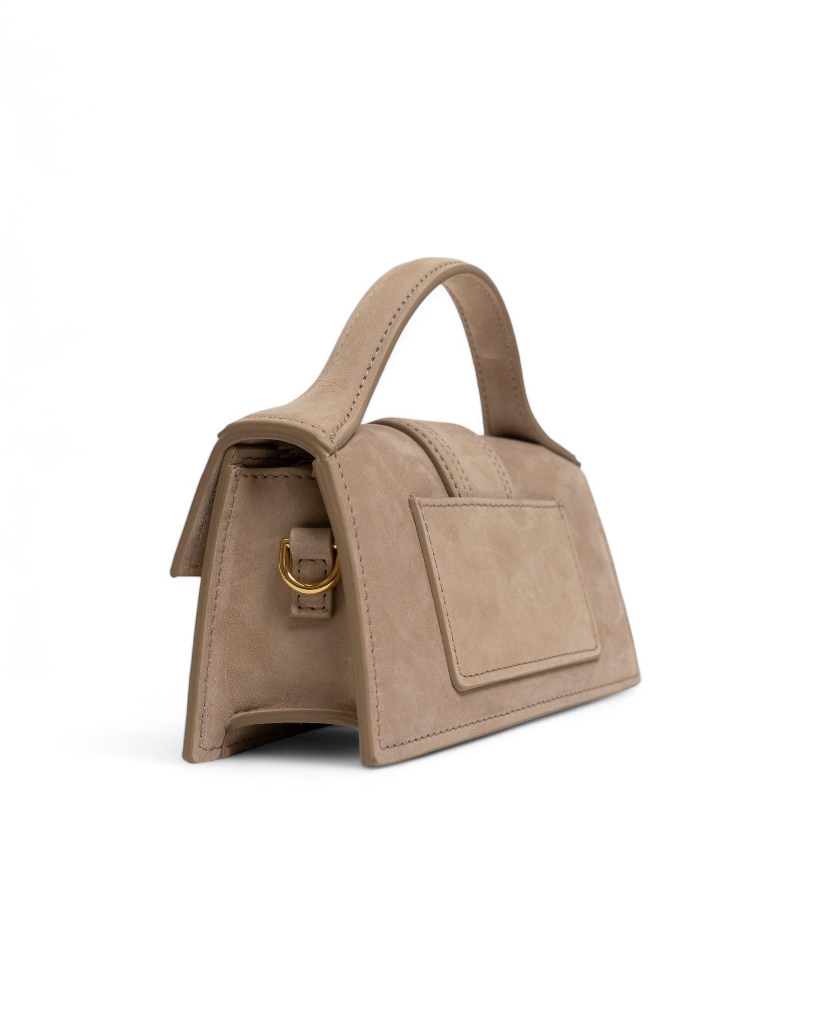 Jacquemus Le Bambino Mini Suede Beige 2