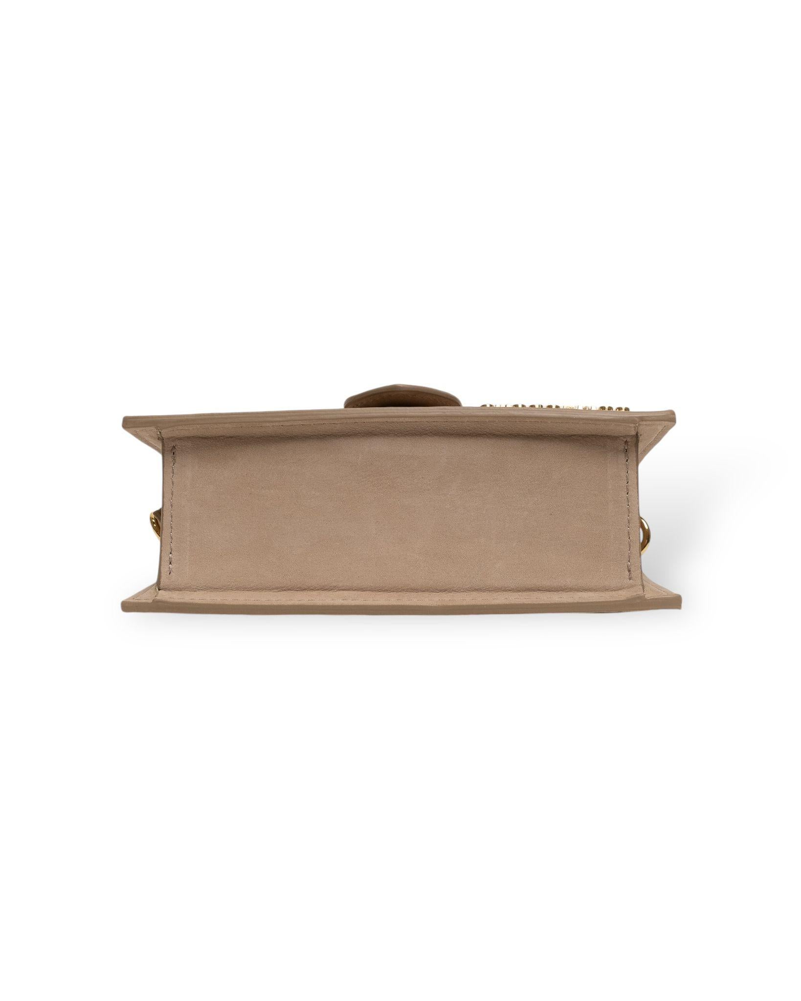 Jacquemus Le Bambino Mini Suede Beige 3
