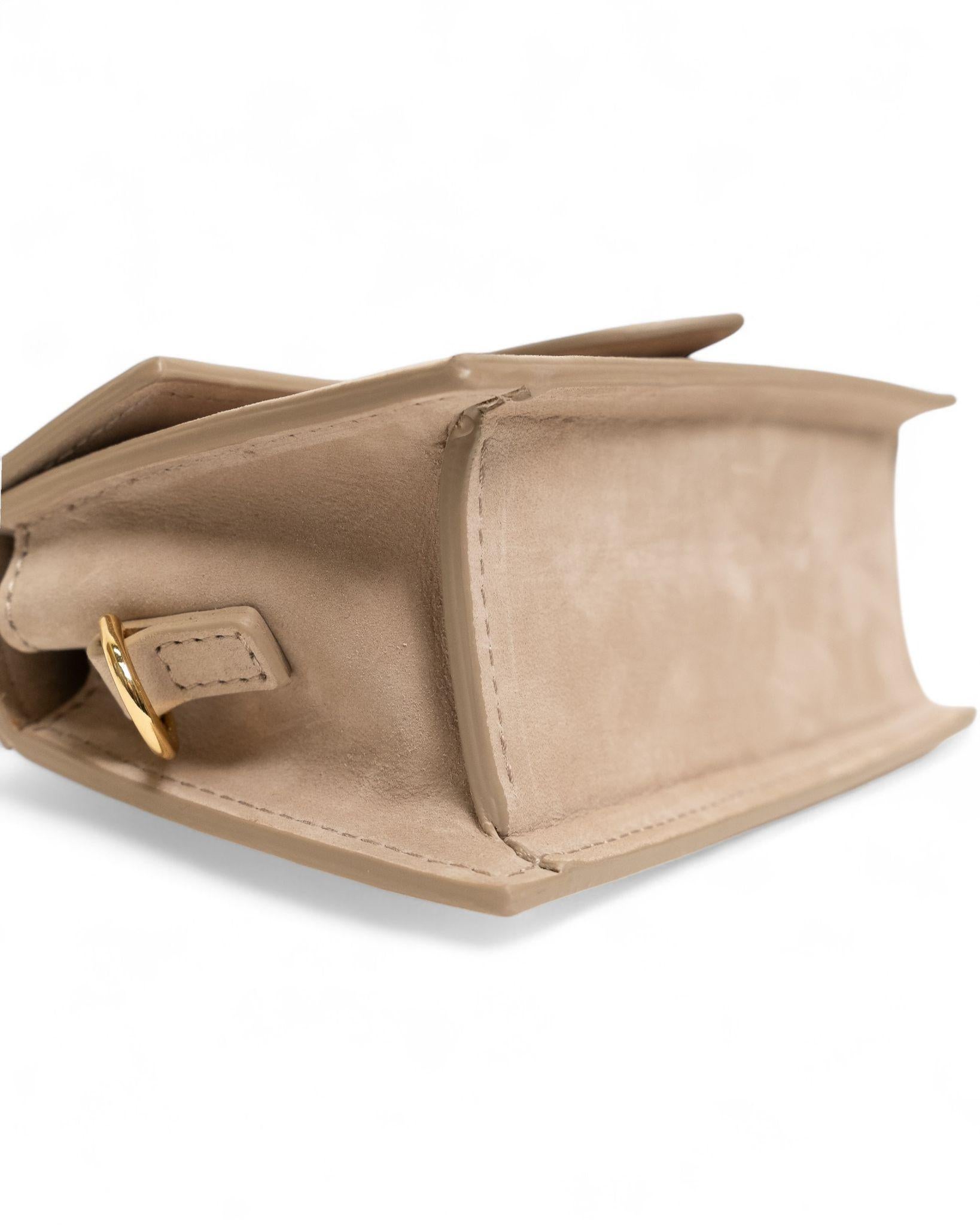 Jacquemus Le Bambino Mini Suede Beige 4