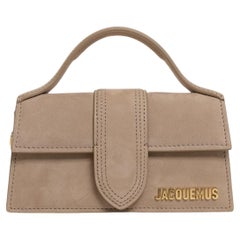 Jacquemus Le Bambino Mini Wildleder Beige