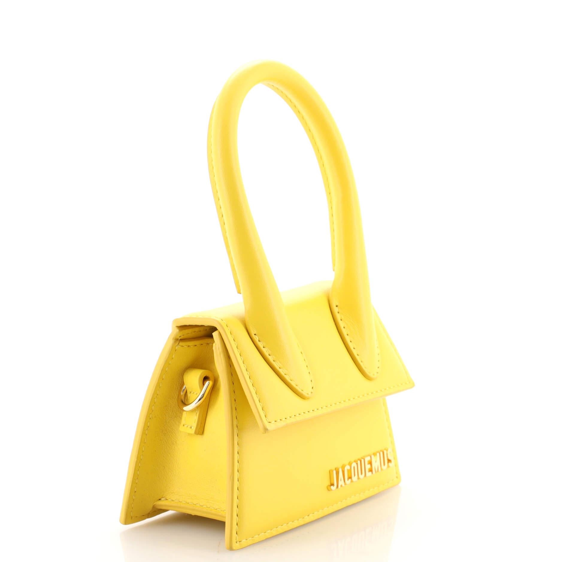 yellow jacquemus bag