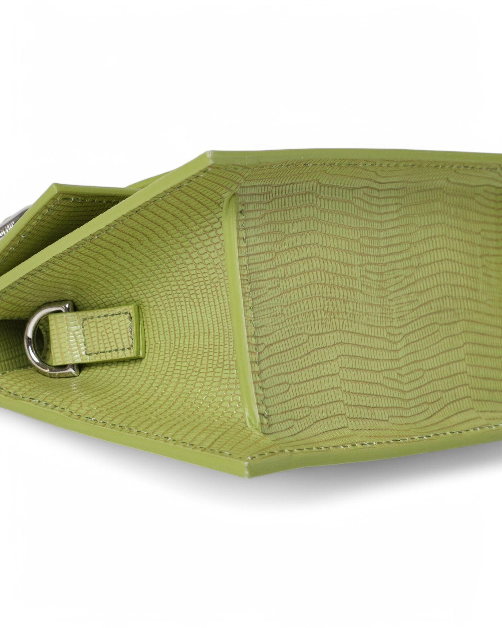 Jacquemus Le Chiquito Moyen Boucle Python Vert Pour femmes en vente