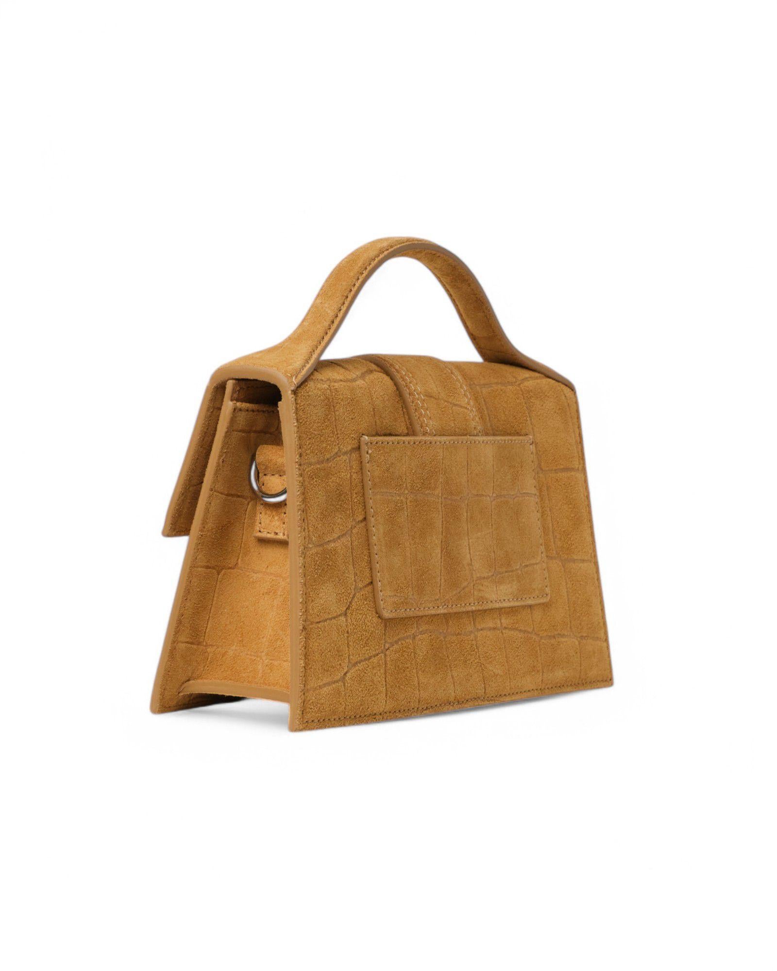 Jacquemus Le Grand Bambino Cocco Camoscio Cammello 1