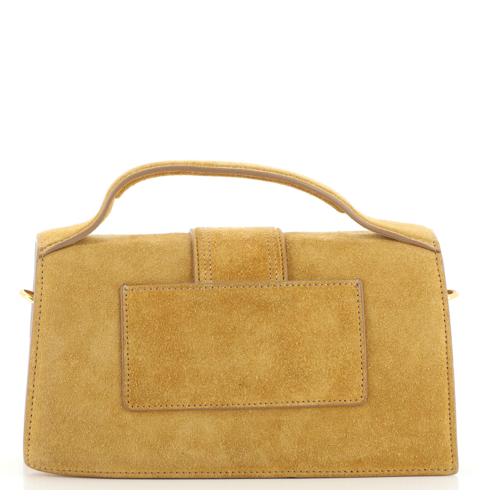 jacquemus bag beige suede