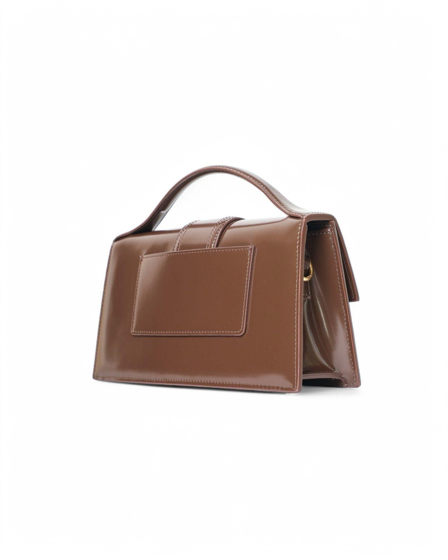 Women's Jacquemus Le Grand Child Glossy Brown