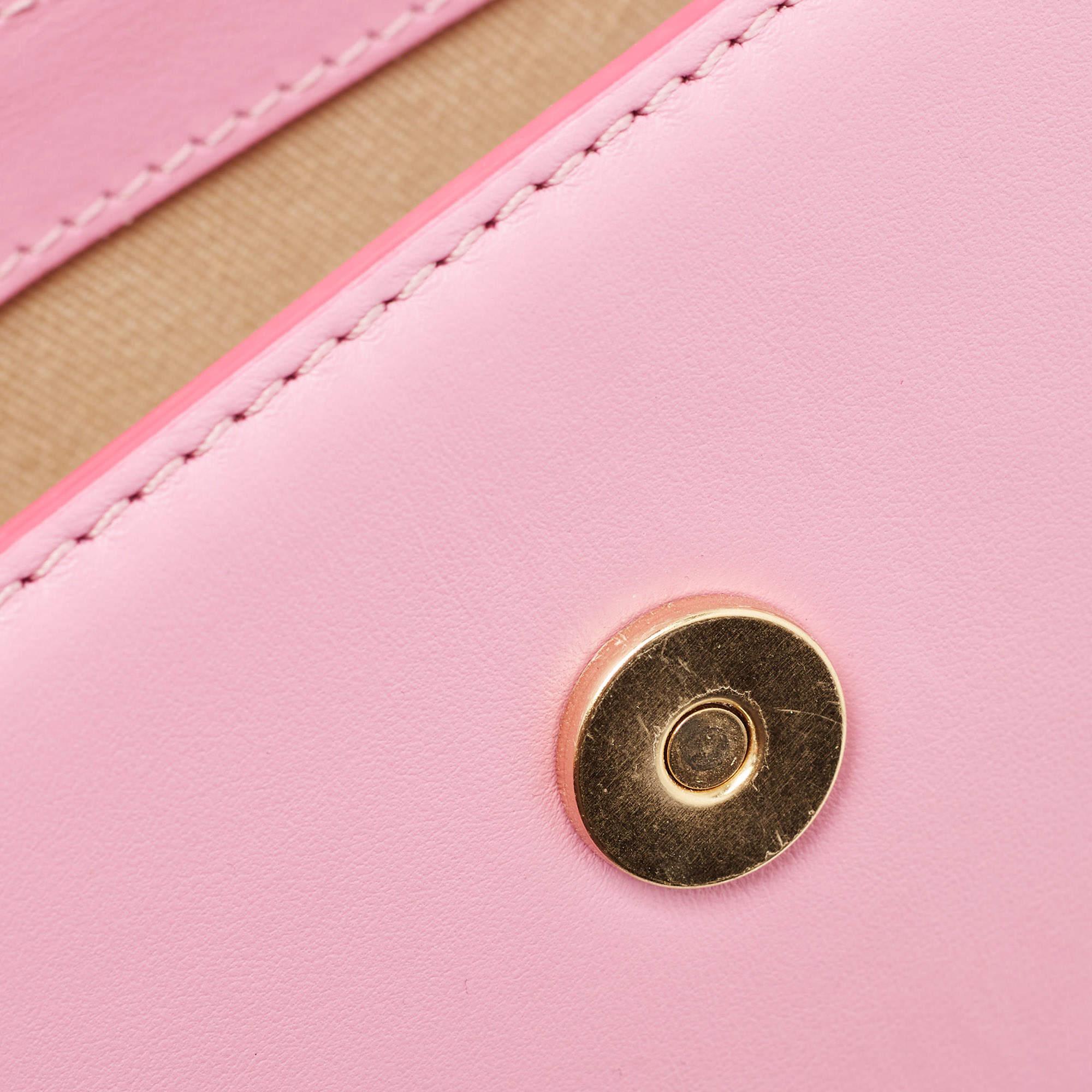 Jacquemus Light Pink Leather Le Chiquito Moyen Top Handle Bag 3