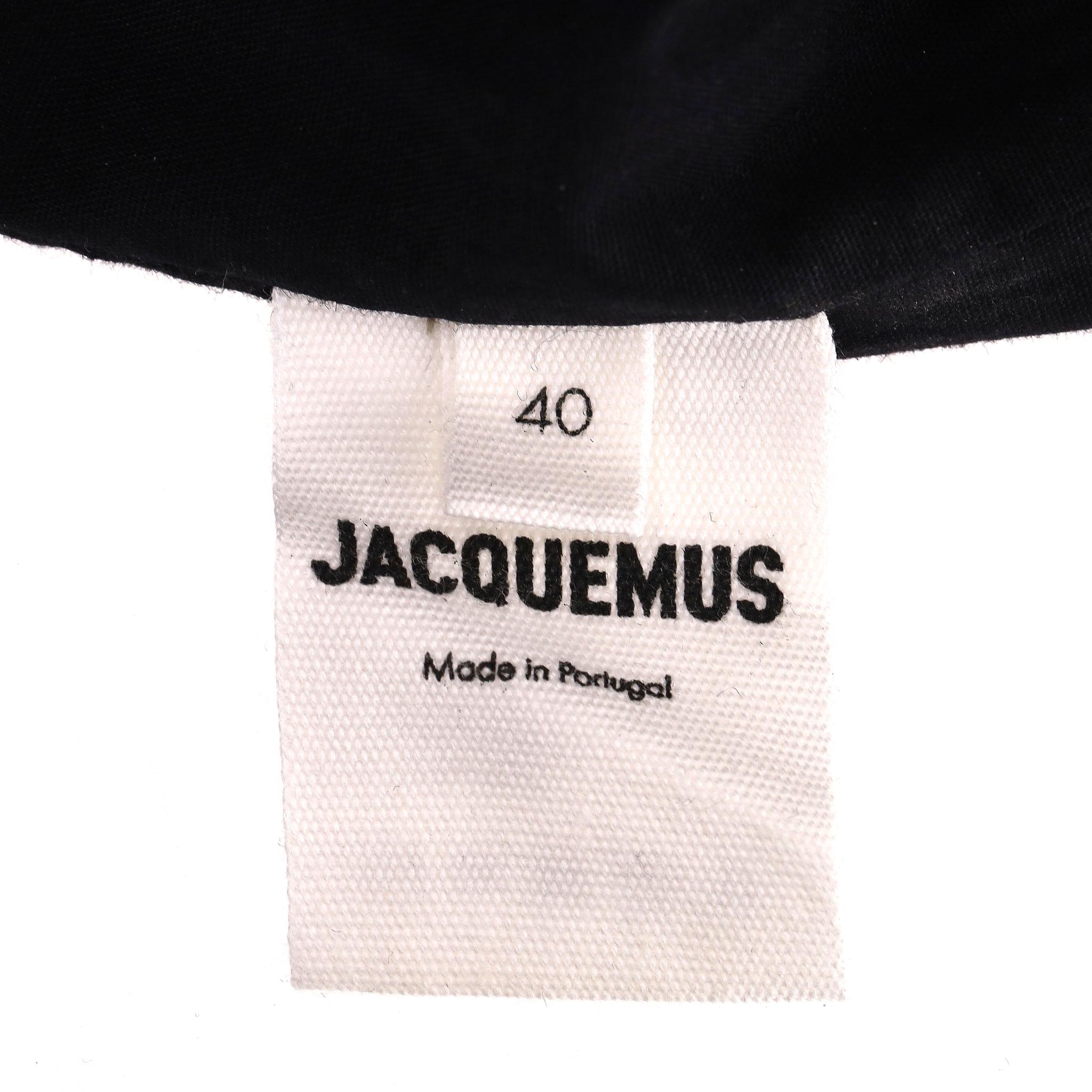 Minivestido drapeado en mezcla de lino y lona flameada de Jacquemus en venta 7
