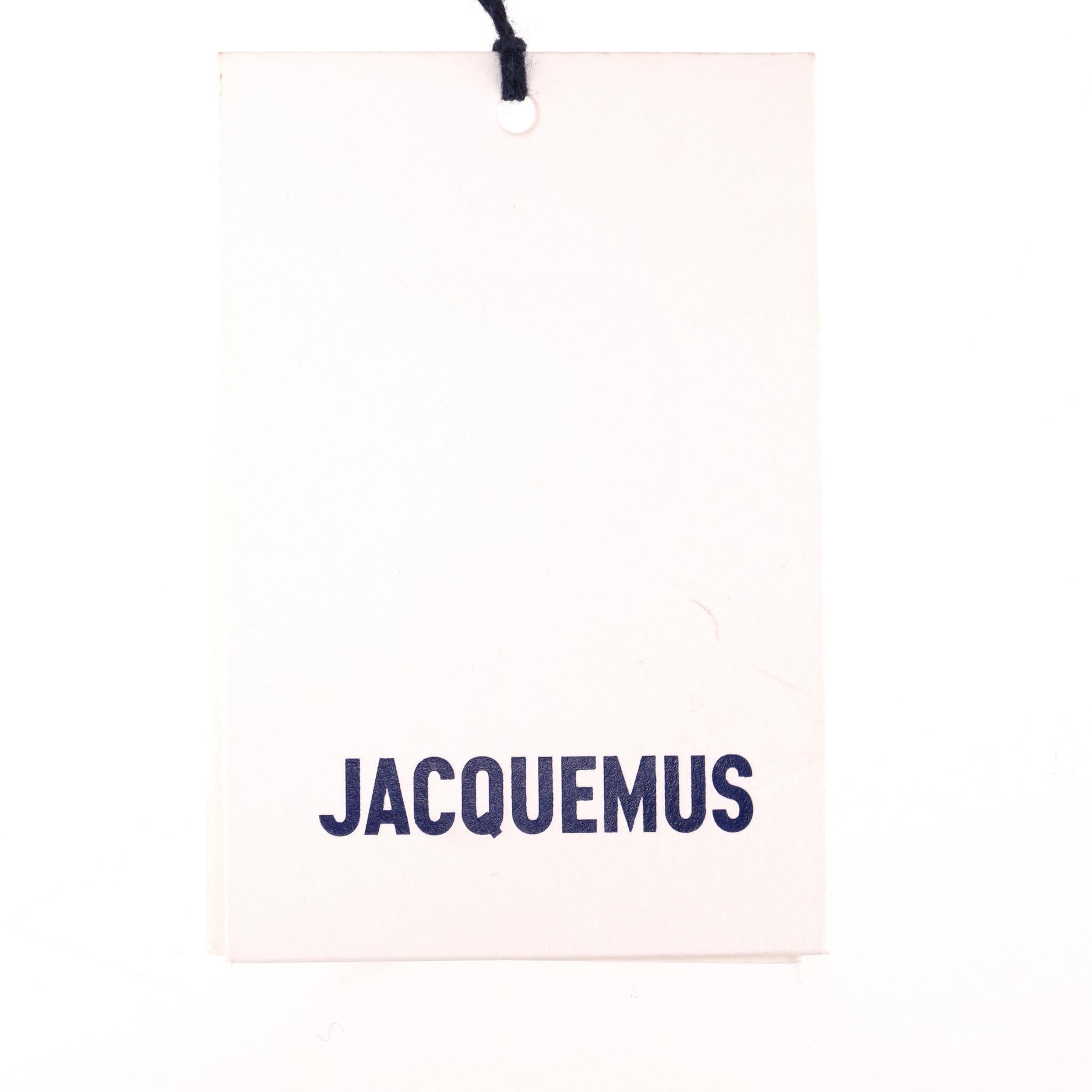 De las mujeres Minivestido drapeado en mezcla de lino y lona flameada de Jacquemus en venta