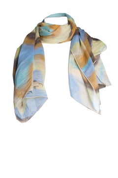 Jacquemus, Multicolor square silk and cotton scarf