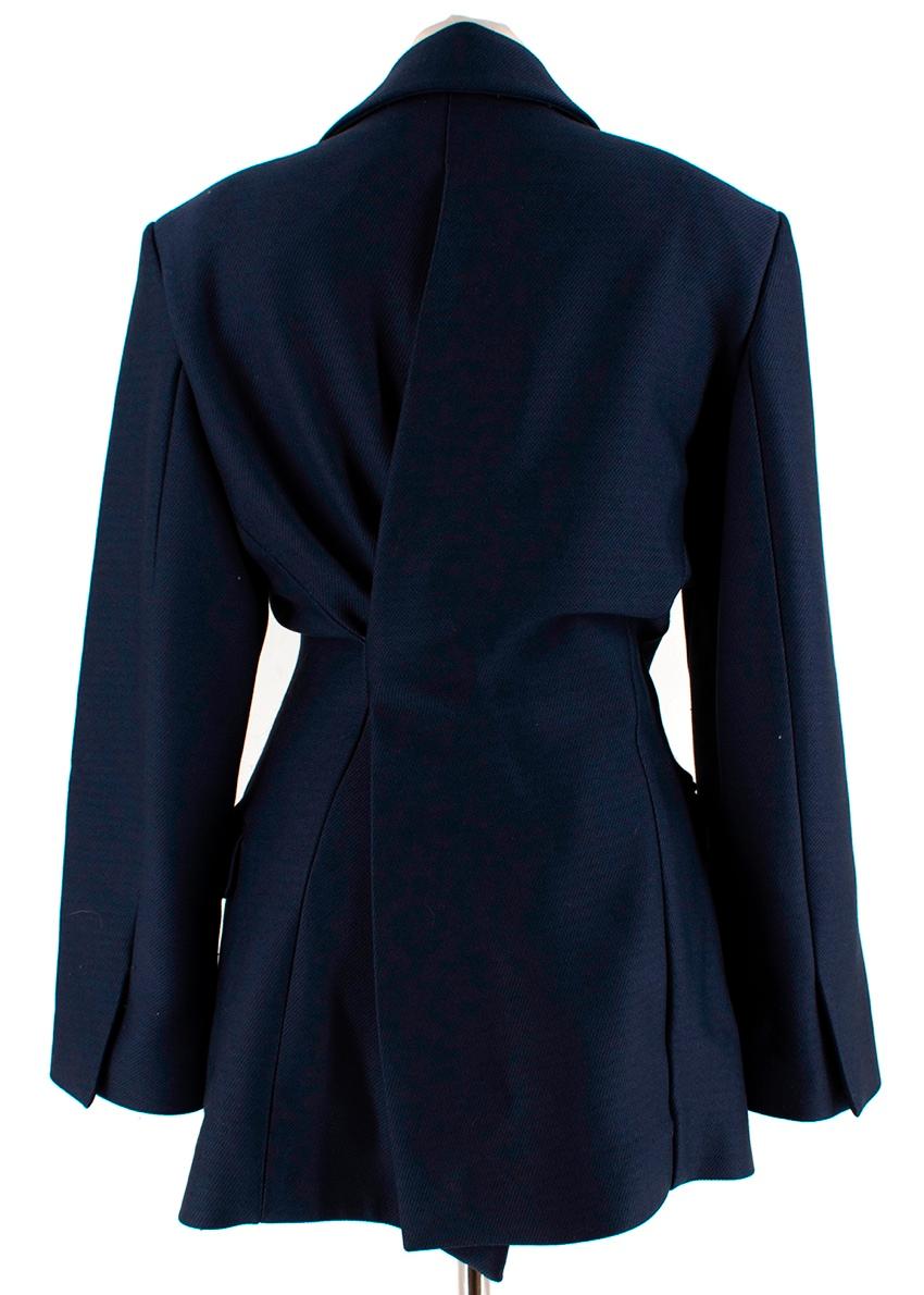 Jacquemus Navy Wollmischung 