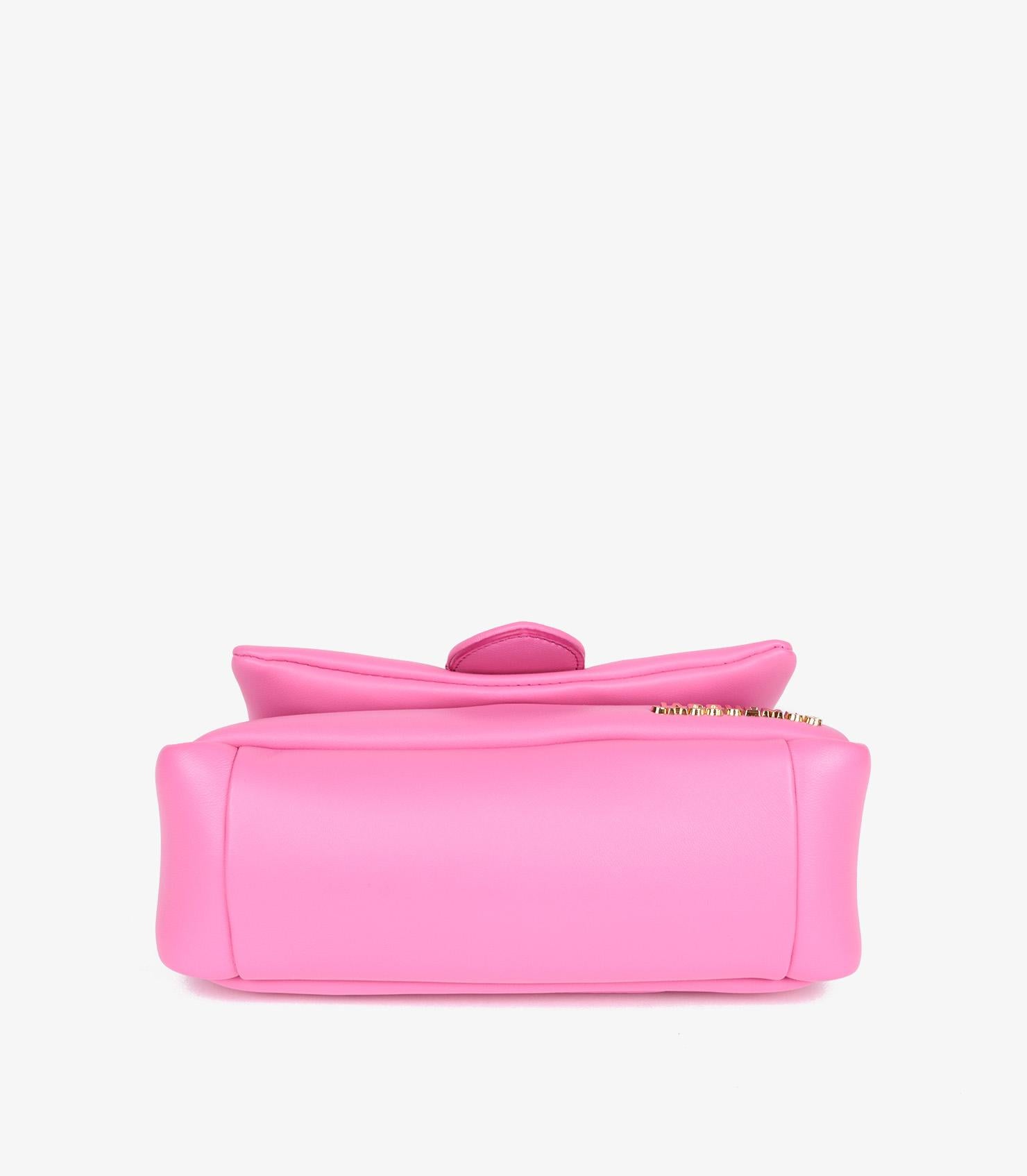 Jacquemus Neon Pink Lambskin Leather Le Petit Bambimou in vendita 1